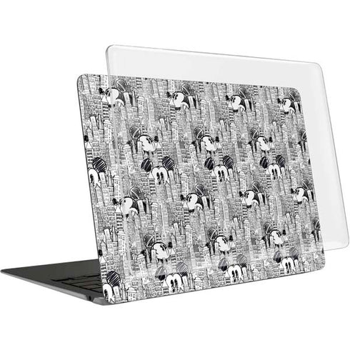Disney Mickey Mouse Cityscape Sketch MacBook Air 13in (2020) Case plus Skin